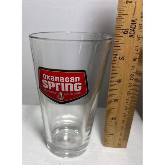 Okanagan Spring Brewery Pint Glass With Brev Master Stefan Tobler Signature - Picture 5 of 6